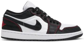 Strap Mode Jordan 1 Low SE Utility White Black Gym Red (W)