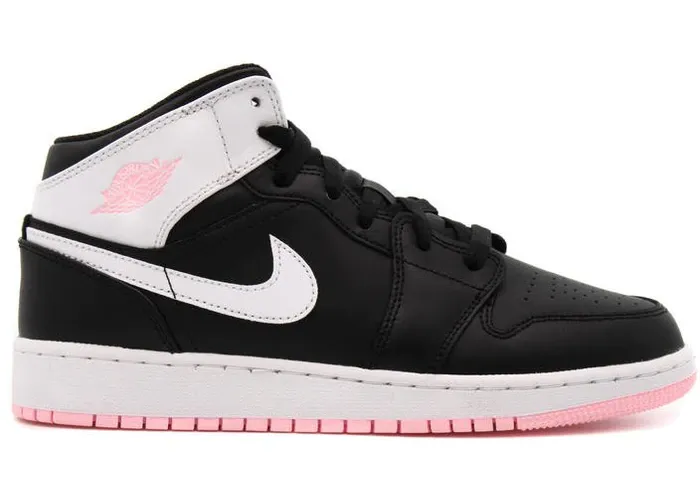 Jordan 1 Mid Arctic Pink Black (GS) Matte Base