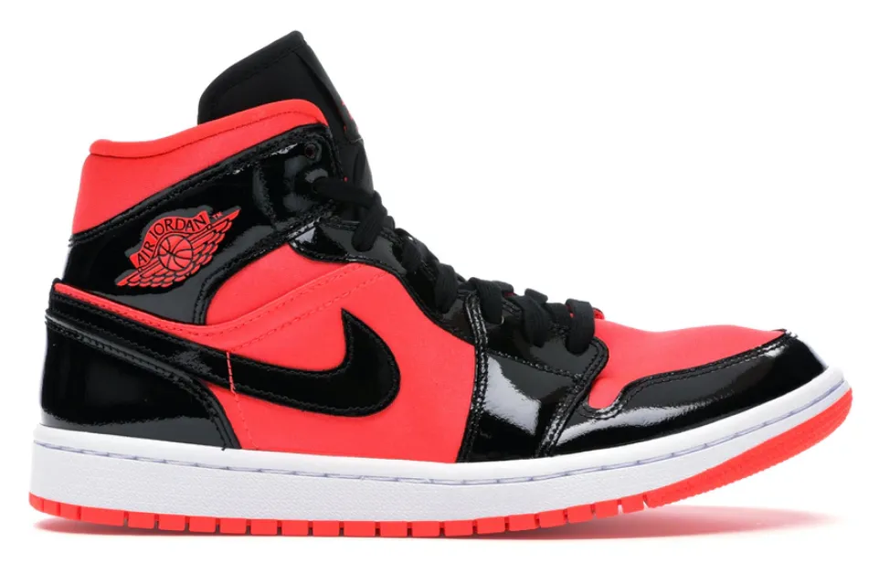 Jordan 1 Mid Bright Crimson (Women) Quick Dash