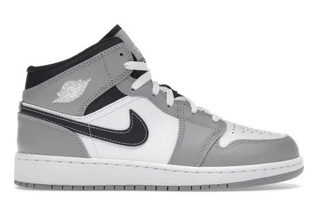 Jordan 1 Mid Light Smoke Grey Anthracite (GS) Street Edge