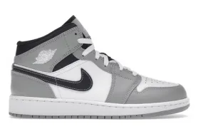 Jordan 1 Mid Light Smoke Grey Anthracite (GS) Street Edge