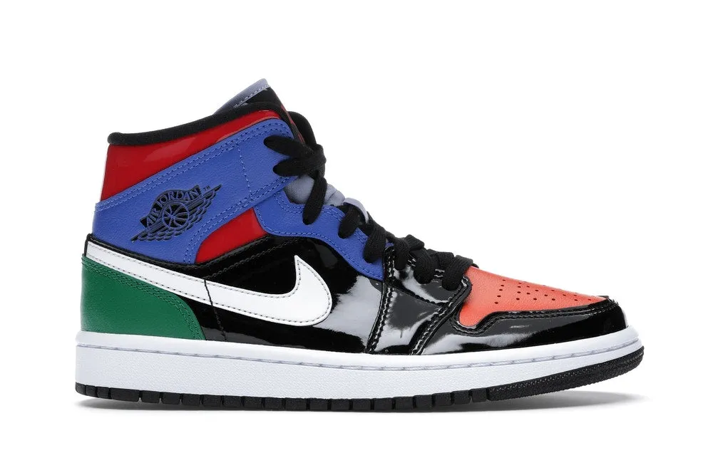Jordan 1 Mid Multi Patent (W) Power Grip Kids Play