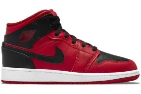 Jordan 1 Mid Reverse Bred (2021) (GS) Ring Walk