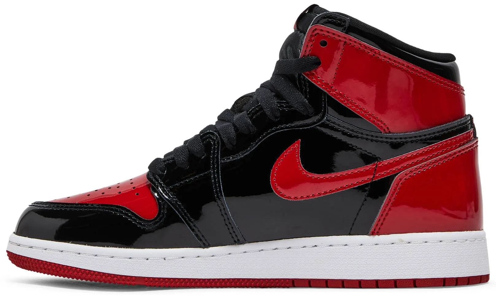 Hot Day Jordan 1 Retro High OG Patent Bred (GS)