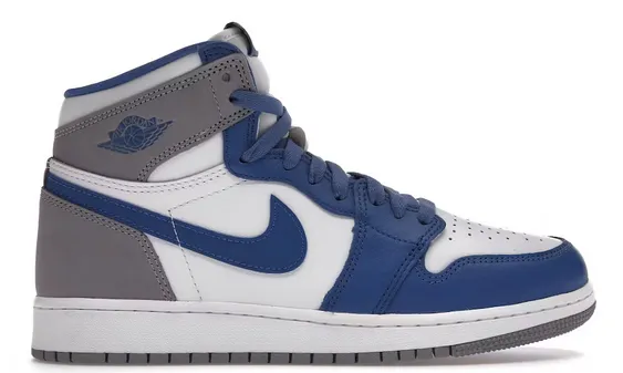 Jordan 1 Retro High OG True Blue (GS) Cool Tone