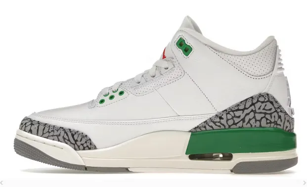 Jordan 3 Retro Lucky Green (Women's) Desert Path