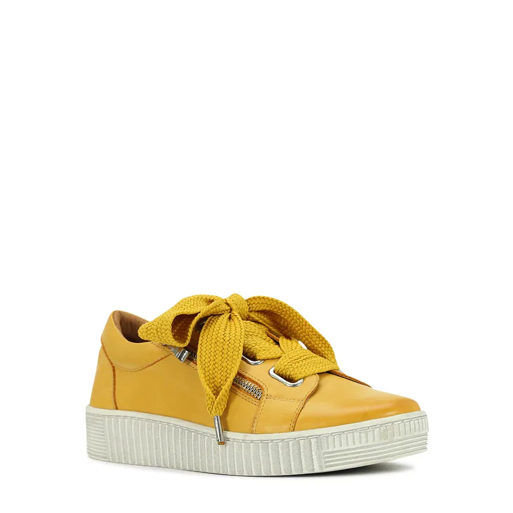 breathable lining shoes Jovi - Mustard