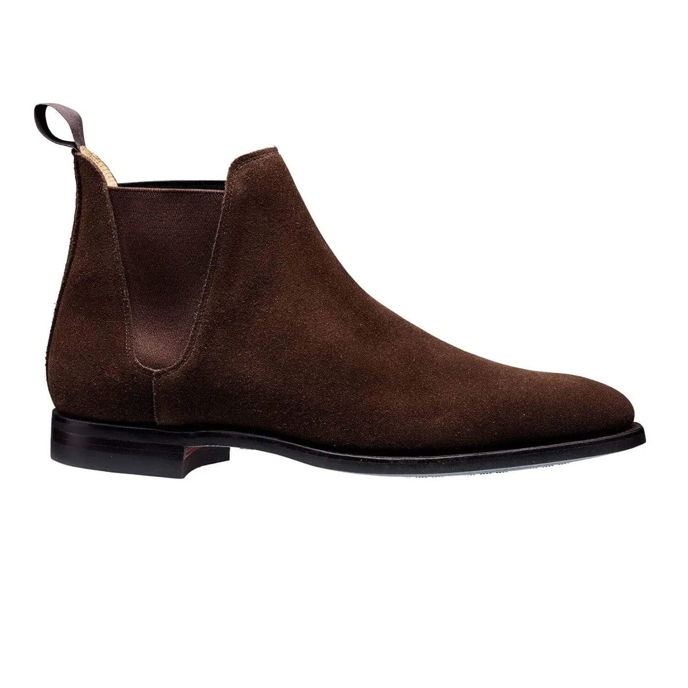 Construction Fit Stylish Appeal Chelsea 8 Dark Brown Suede (G Fitting)