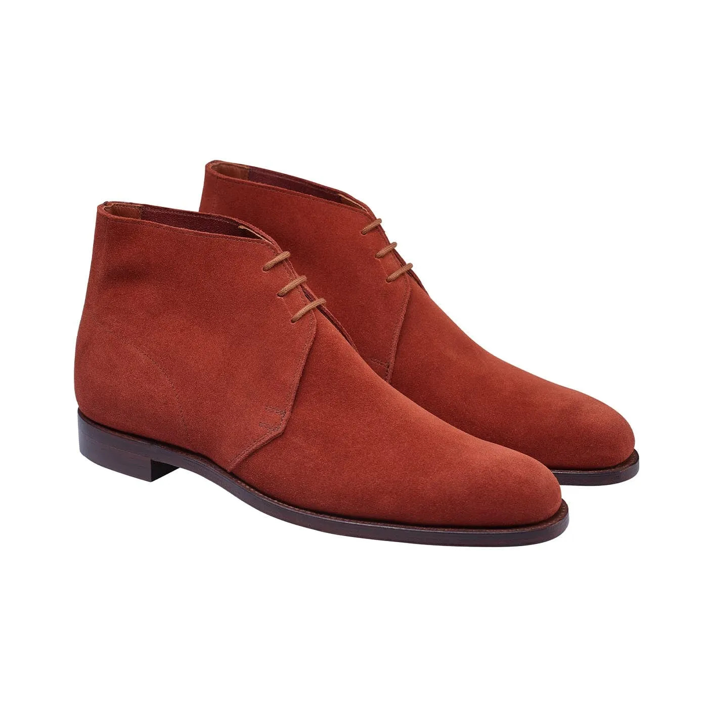 Chukka Terracotta Suede british retro