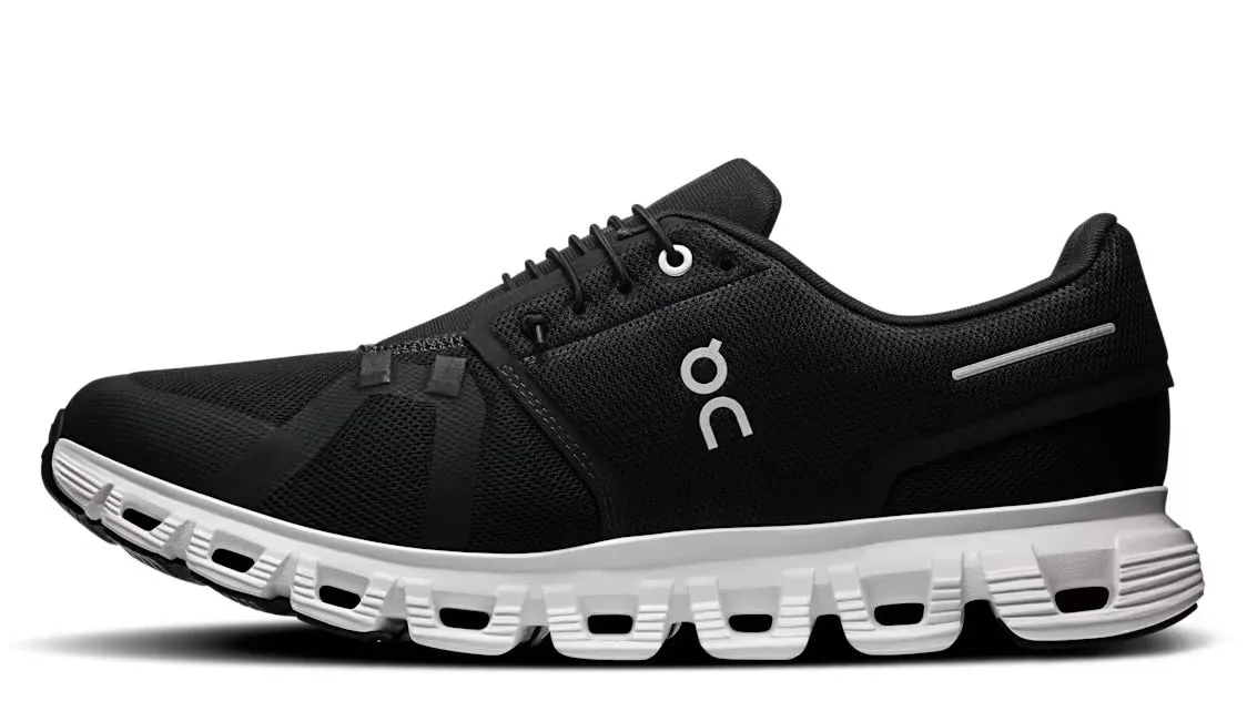 Snow Grip Seamless Fit Outdoor Explorers On Running Cloud 6 Black White (Women??s)