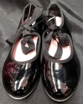 Lindy -- Children's Economy Tap Shoes -- Black Patent Autumn Tone