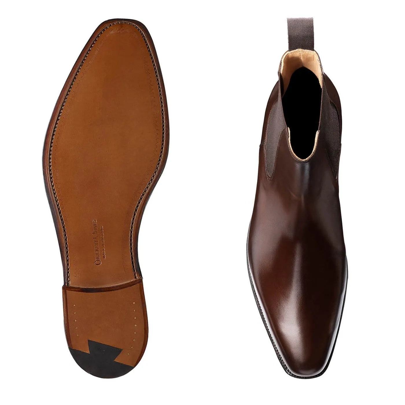 Wear resistant Lingfield Dark Brown Burnished Calf