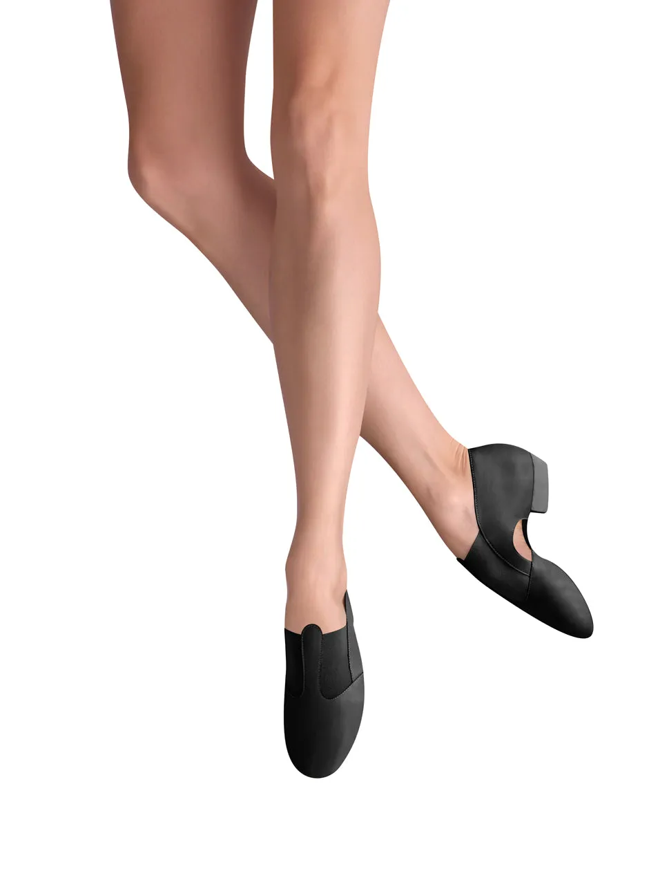 Neutral Glow Casual Move Marcea -- Women's Split Sole Jazz Sandal -- Black