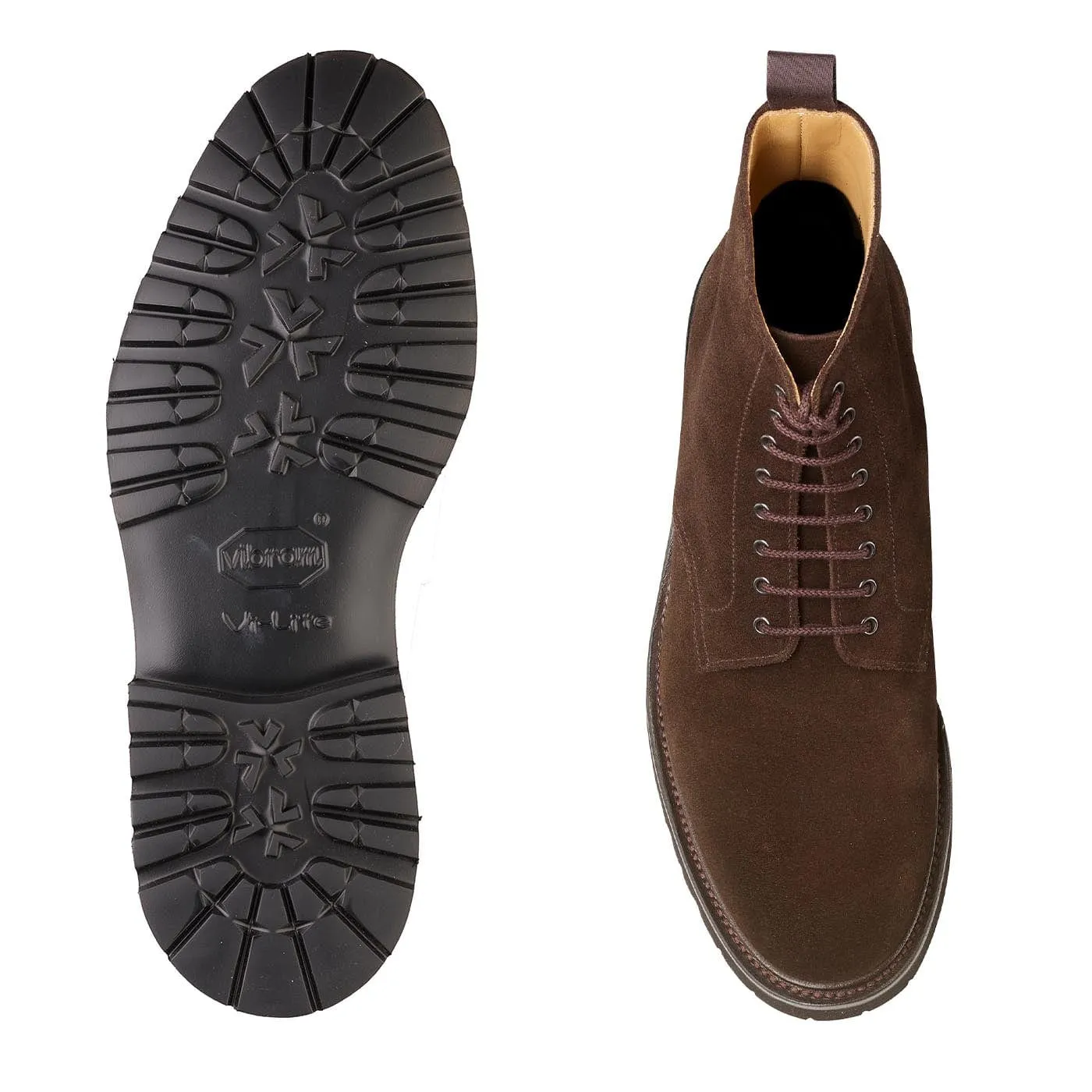 Kelso Dark Brown Suede Shopping Mall