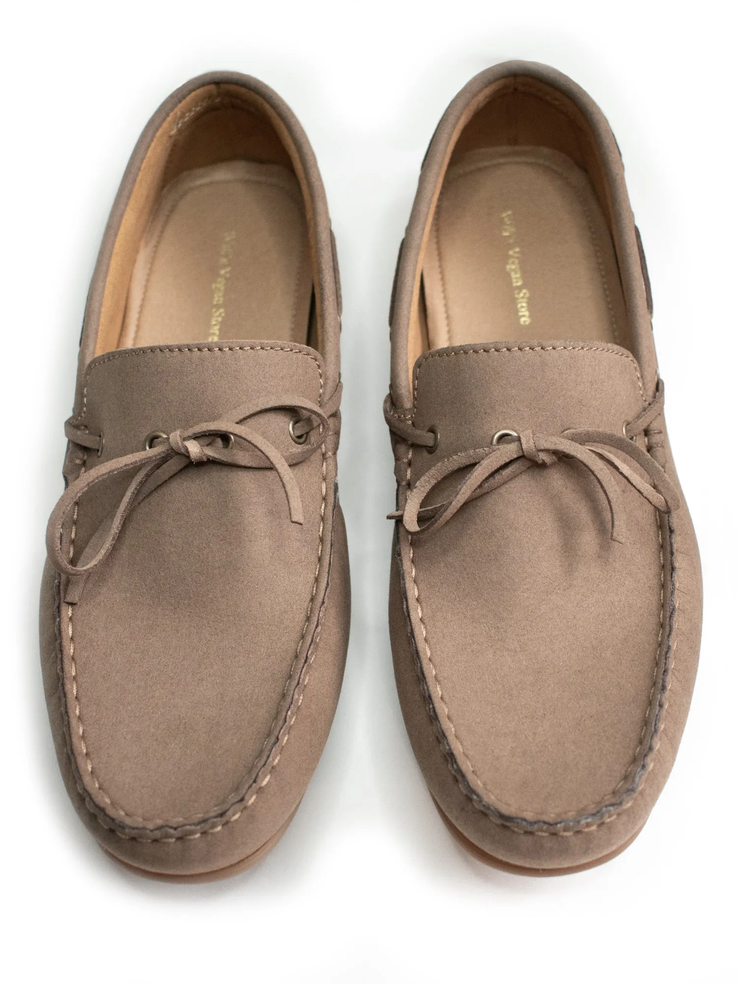 Vegan Suede Loafers Crisp Look