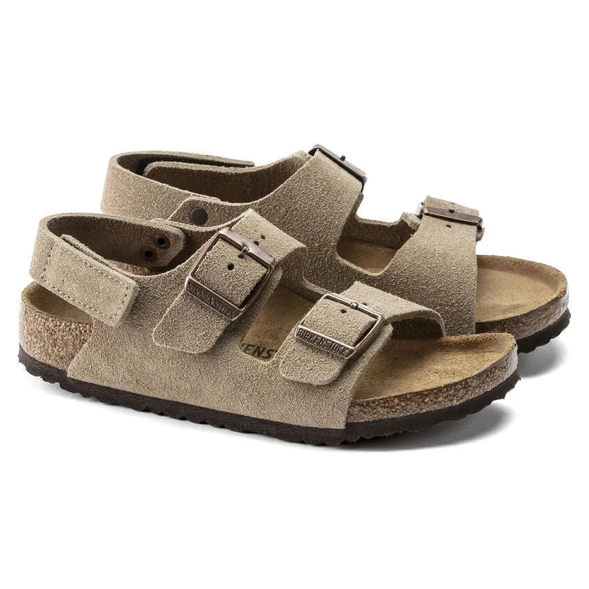 Narrow - fit kids' shoes Beach - friendly kids' shoes Milano | Kids | Suede | Taupe