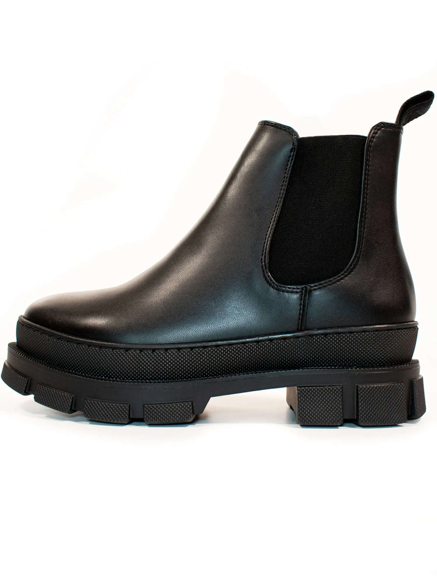 packable Minimal Profile Luxe Track Sole Chelsea Boots