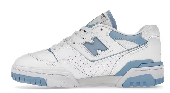New Balance 550 UNC White Dusk Blue (Women's) night walk Nordic Tone