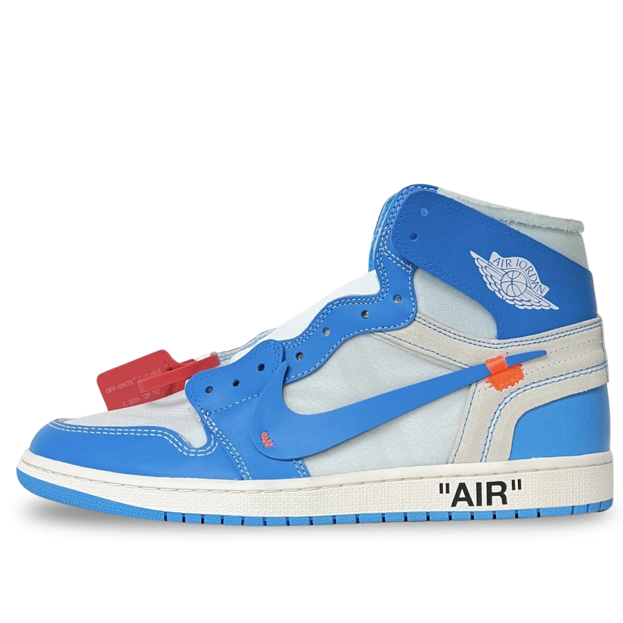Nike Air Jordan 1 High Off-White UNC Stone Glam