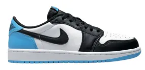 Casual Move Forest Path Jordan 1 Low Black Dark Powder Blue (W)