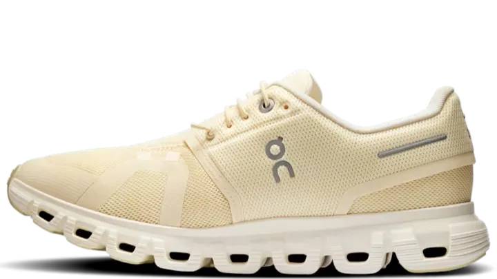 On Running Cloud 6 Castor Ivory (Women's) Secure fit Dry Fast