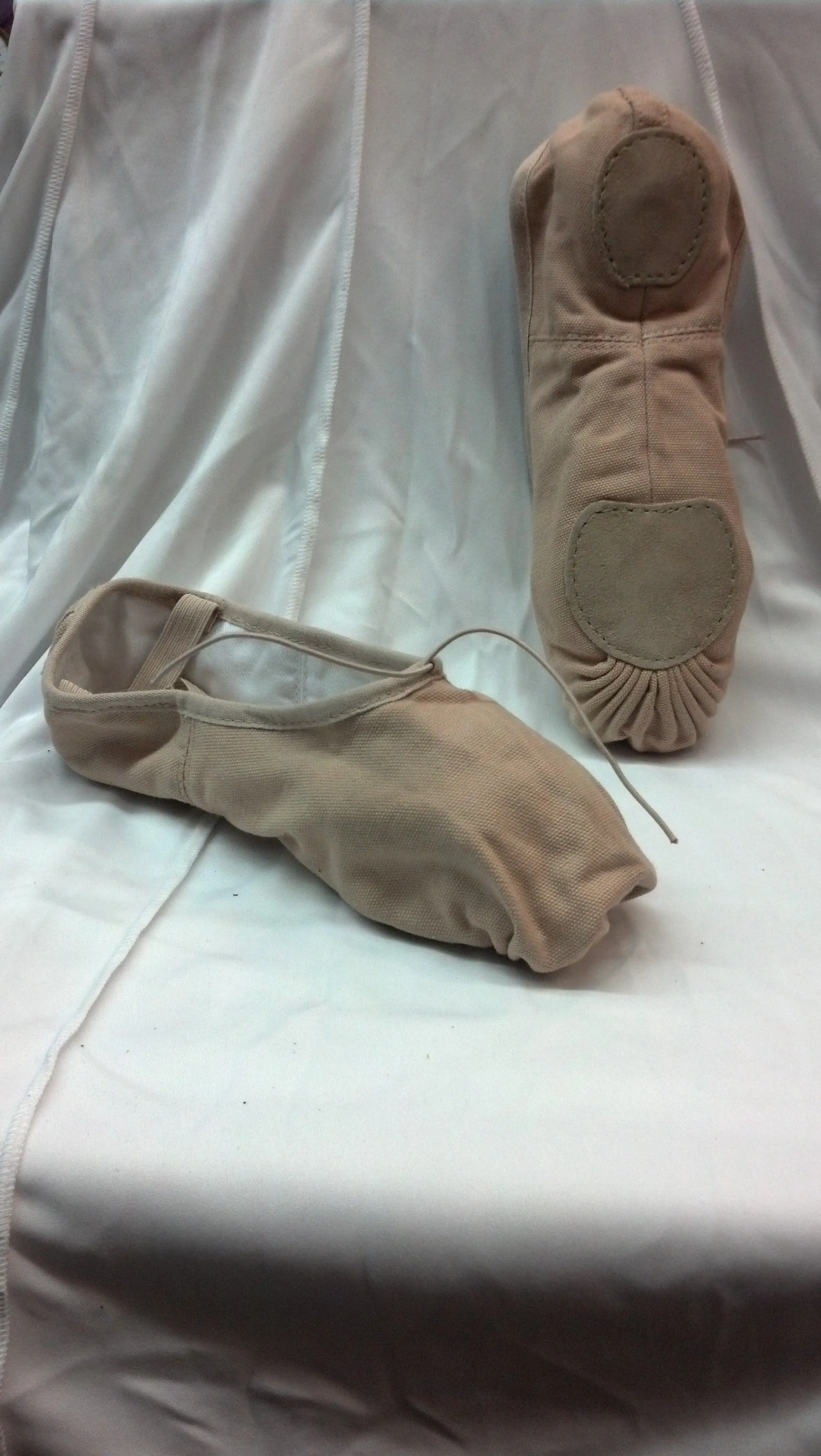 Nadav -- Canvas Split Sole Ballet -- Tan Synthetic