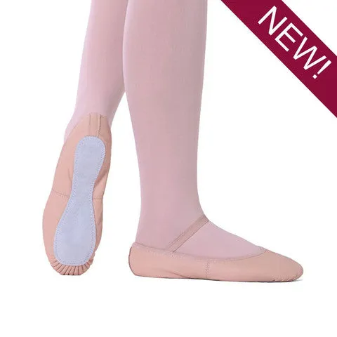 Nadeen -- Stretch Leather Full Sole Ballet -- Pink Virtual Step