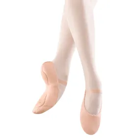 Fashion Glow Dansoft Leather -- Split Sole Ballet -- Pink