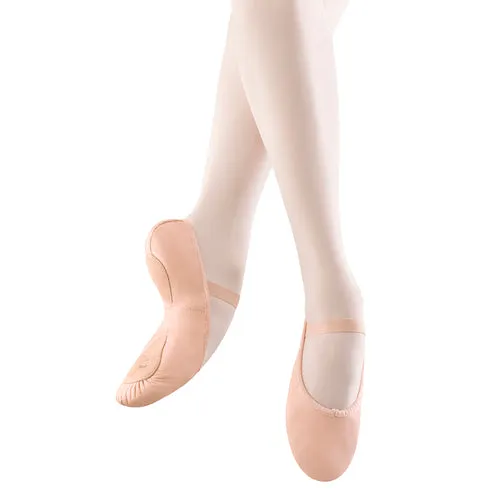 Flexibility Feature Fashion Glow Dansoft Leather -- Split Sole Ballet -- Pink