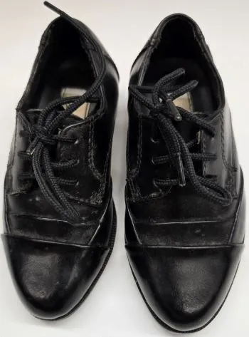 Ned -- Infant's Dress Oxford -- Black Memory Foam Airport Travel Hiking