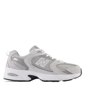 City Pace Breathable Upper New Balance 530 in Raincloud with Shadow Grey and Silver Metallic Court
