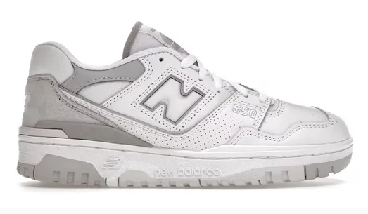 New Balance 550 White Rain Cloud (W) Pearl Shine