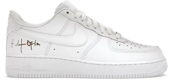 Flexible Fit Active People Earth Base Nike Air Force 1 Low '07 White (Travis Scott Cactus Jack Utopia Edition) (Women's)