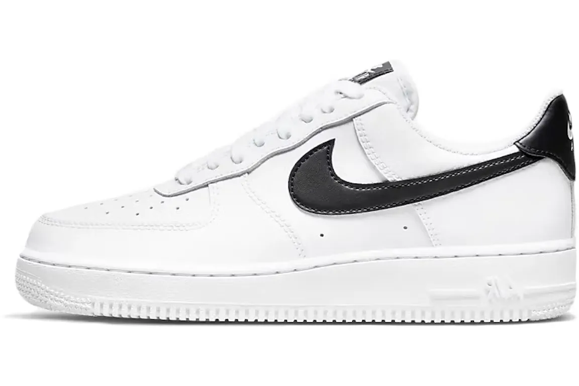 Leather Nike Air Force 1 Low White Black (W)