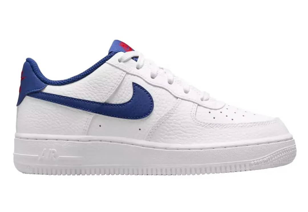 Nike Air Force 1 LowWhite Deep Royal (GS) Mono Style