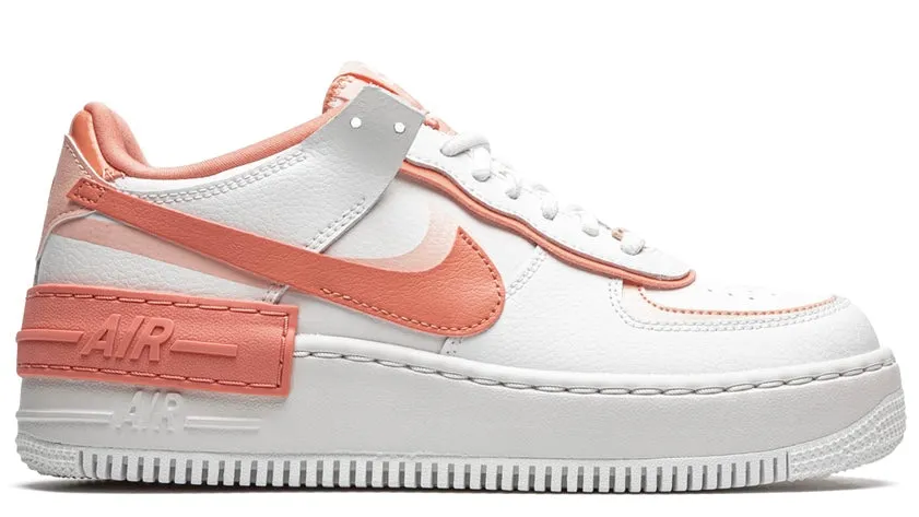 Nike Air Force 1 Shadow White Coral Pink (W) Party Glow Comfort Enhancement