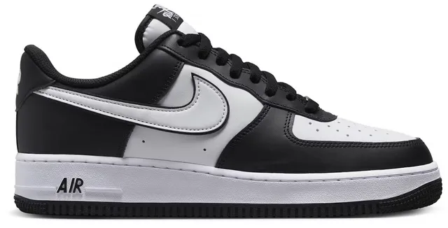 Nike Air Force 1 White Swoosh Panda (GS) Adjustable Soft Land