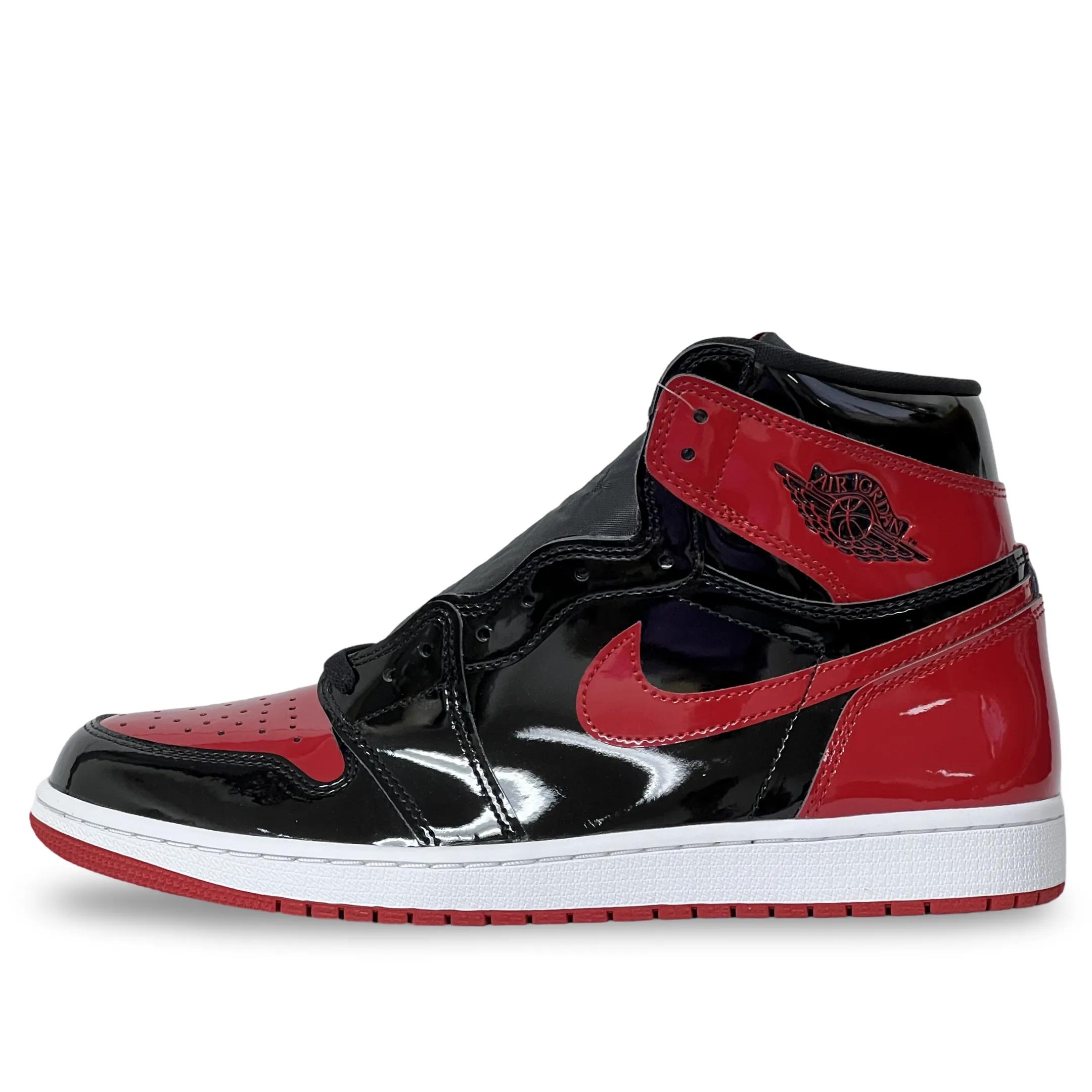 Match Fit Slip Resistant All Weather Nike Air Jordan 1 High Patent Bred