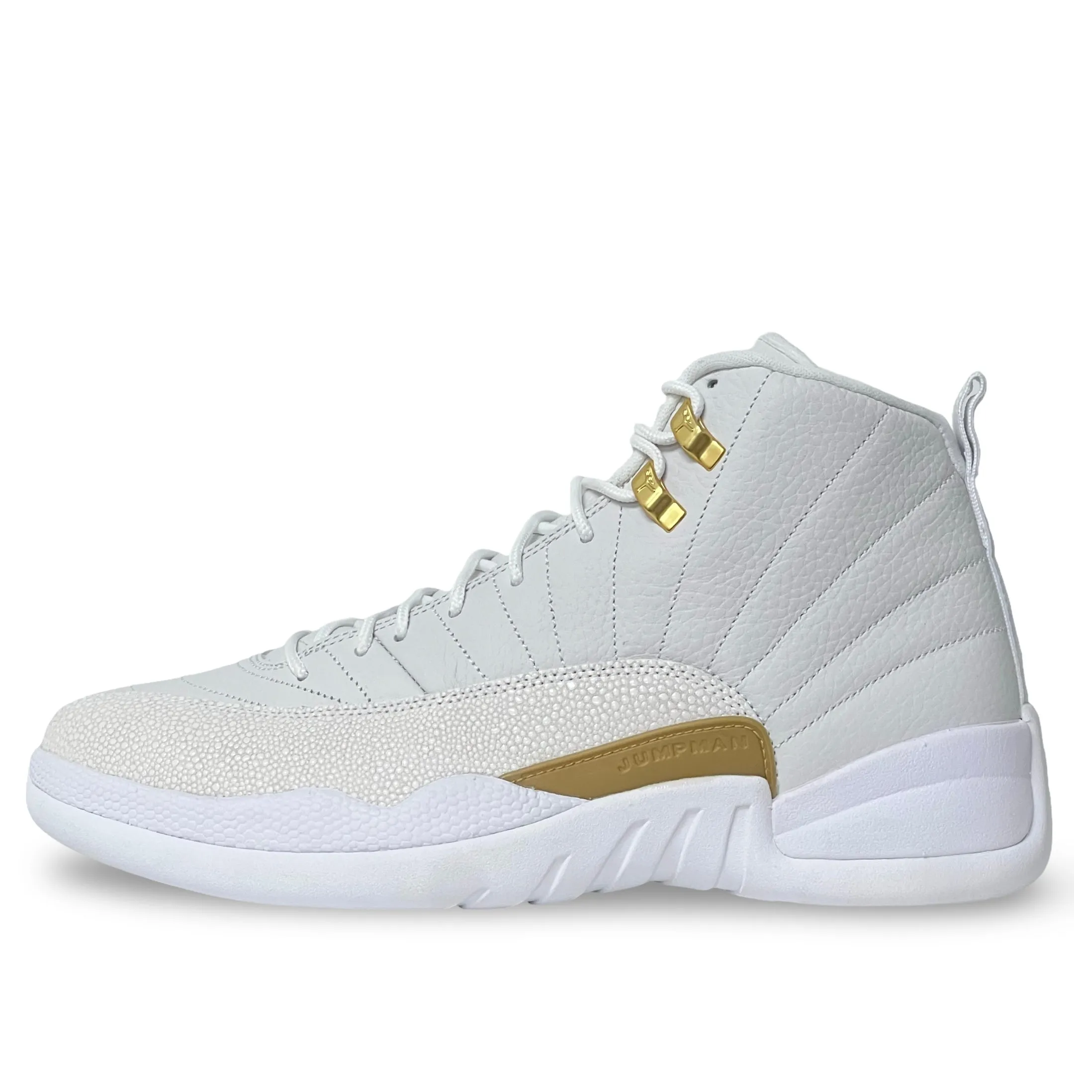Moon Walk Suede Soft Nike Air Jordan 12 OVO White