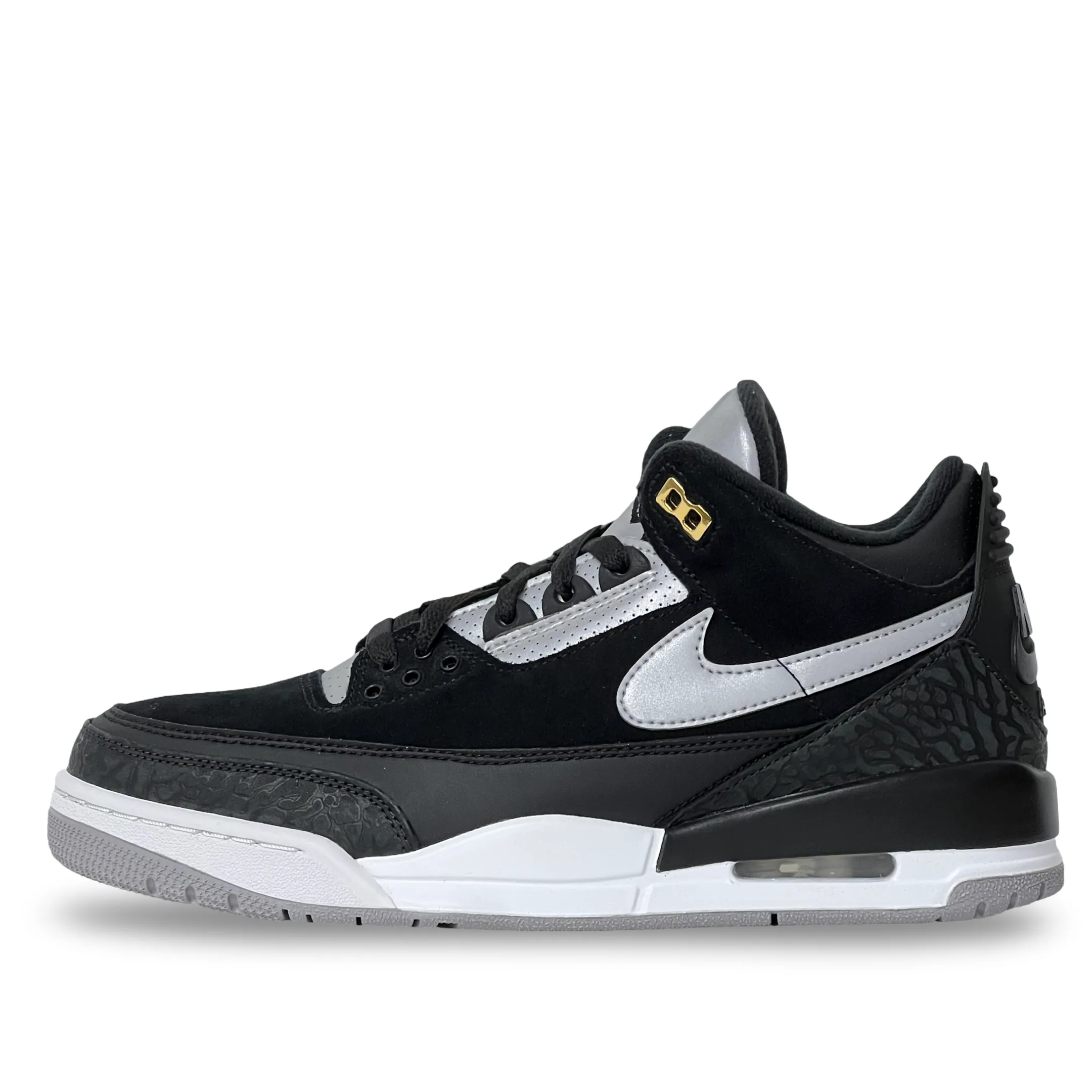 Seamless Fit Gym Workout Comfort Wedge Nike Air Jordan 3 Tinker Black