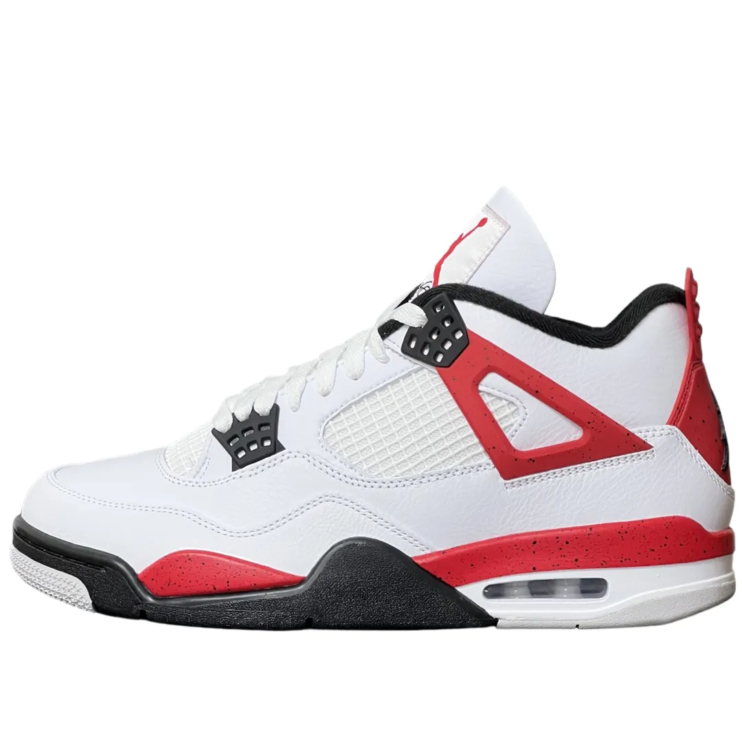 Fresh Tone Injury Safe Nike Air Jordan 4 Red Cement