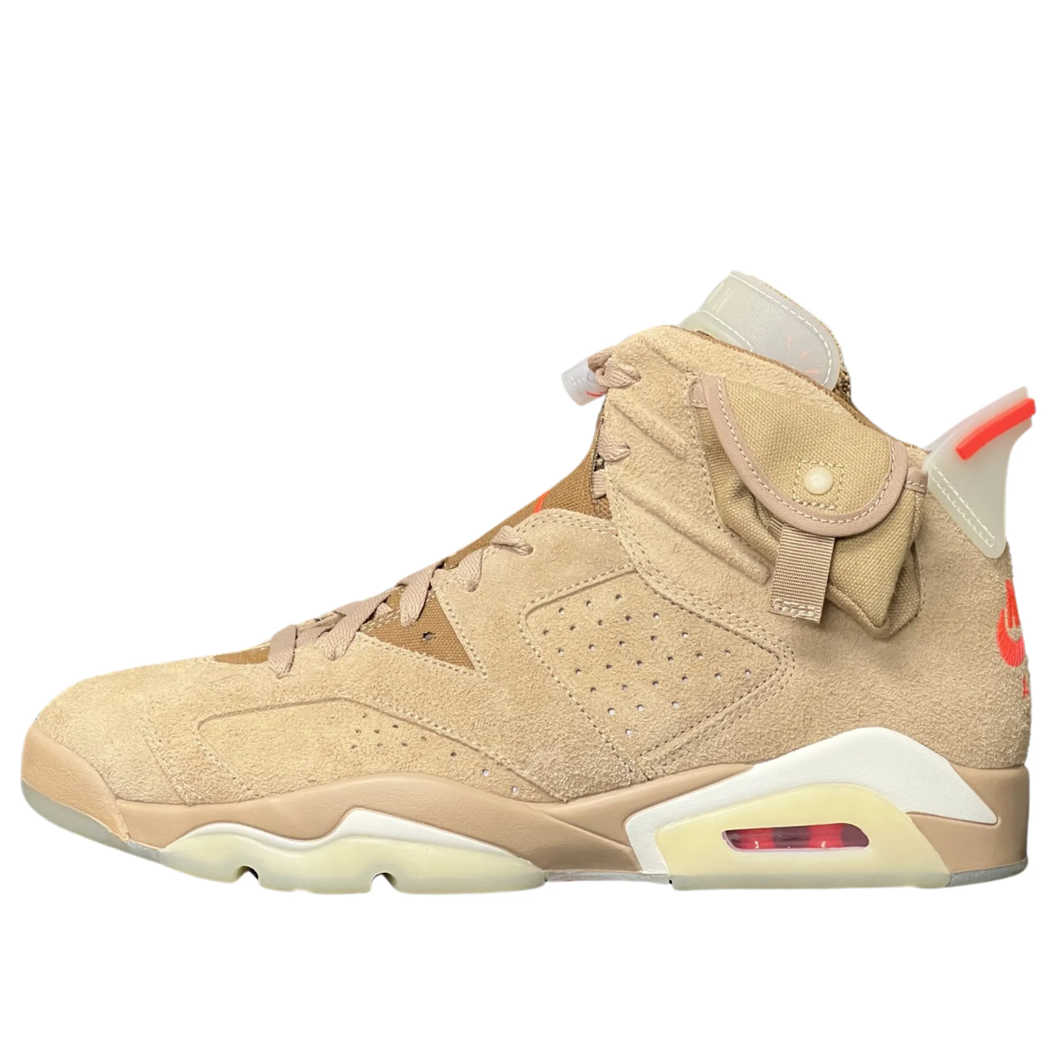 Nike Air Jordan 6 Travis Scott British Khaki Snow Grip