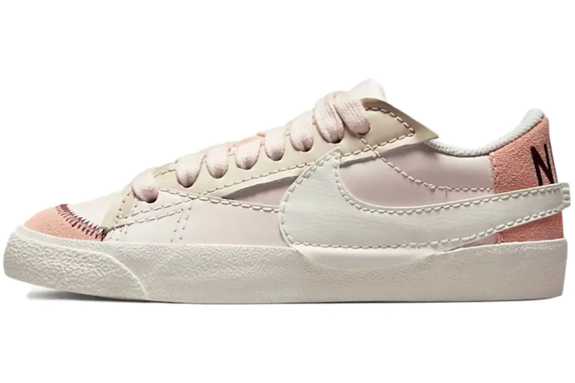 Nike Blazer Low 77 Jumbo Light Soft Pink (W) Durable Build Trail Running Old School