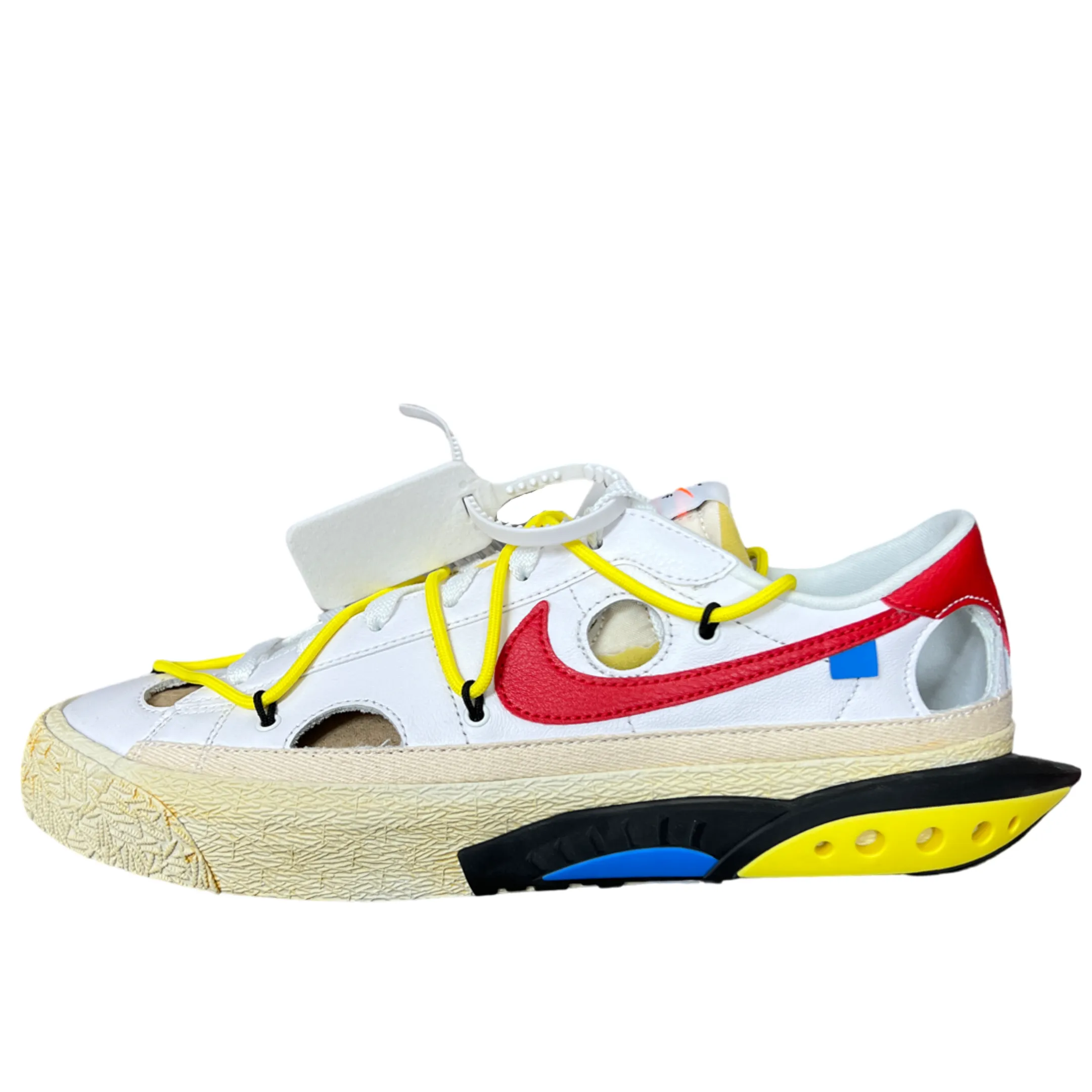 Nike Blazer Low Off-White White University Red Star Shine