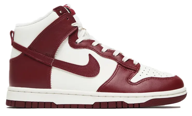 Comfort Padding Nike Dunk High Sail Team Red (W)