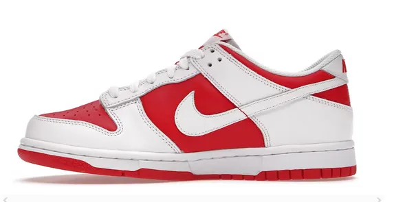 Fairy Step Nike Dunk Low Championship Red (2021) (GS)