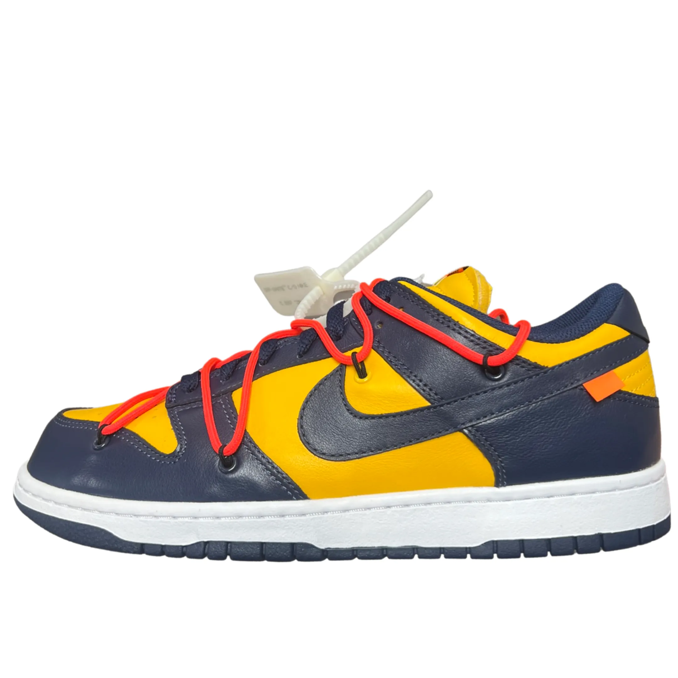 Nike Dunk Low Off-White University Gold Michigan Comfort support Memory Foam
