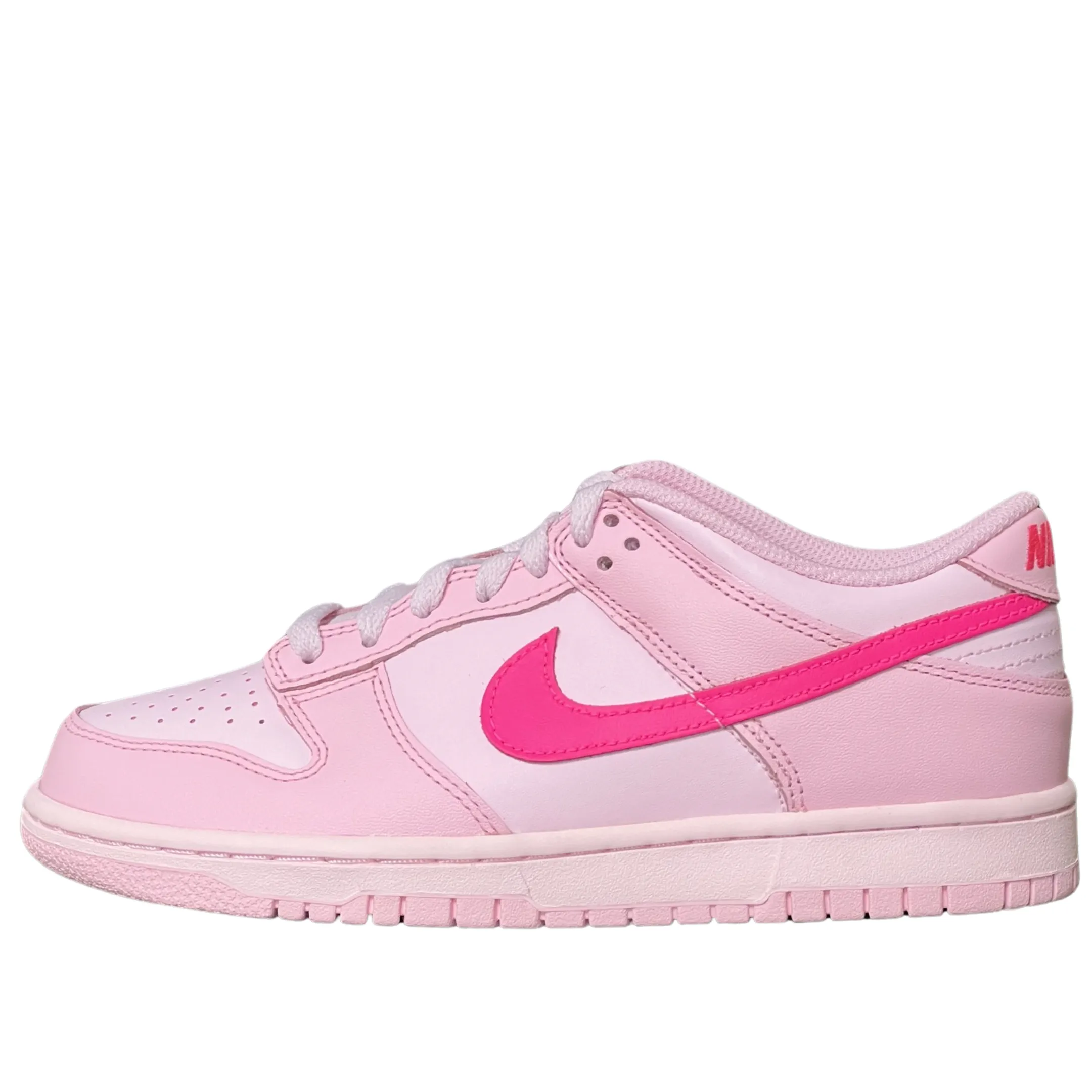 Comfort toe Eco Friendly Office Workers Nike Dunk Low Triple Pink GS