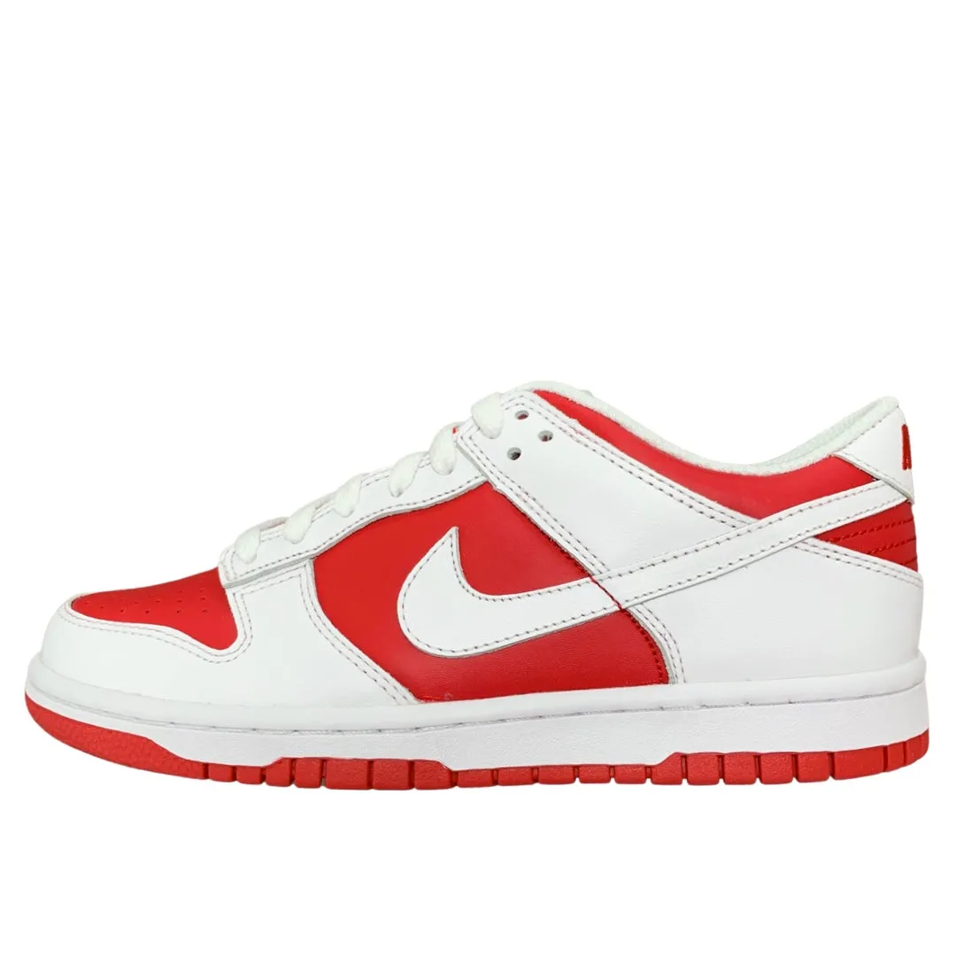Performance Nike Dunk Low White University Red GS