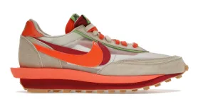 Nike LD Waffle sacai CLOT Net Orange Blaze Clean Step Seamless Fit Work Commute